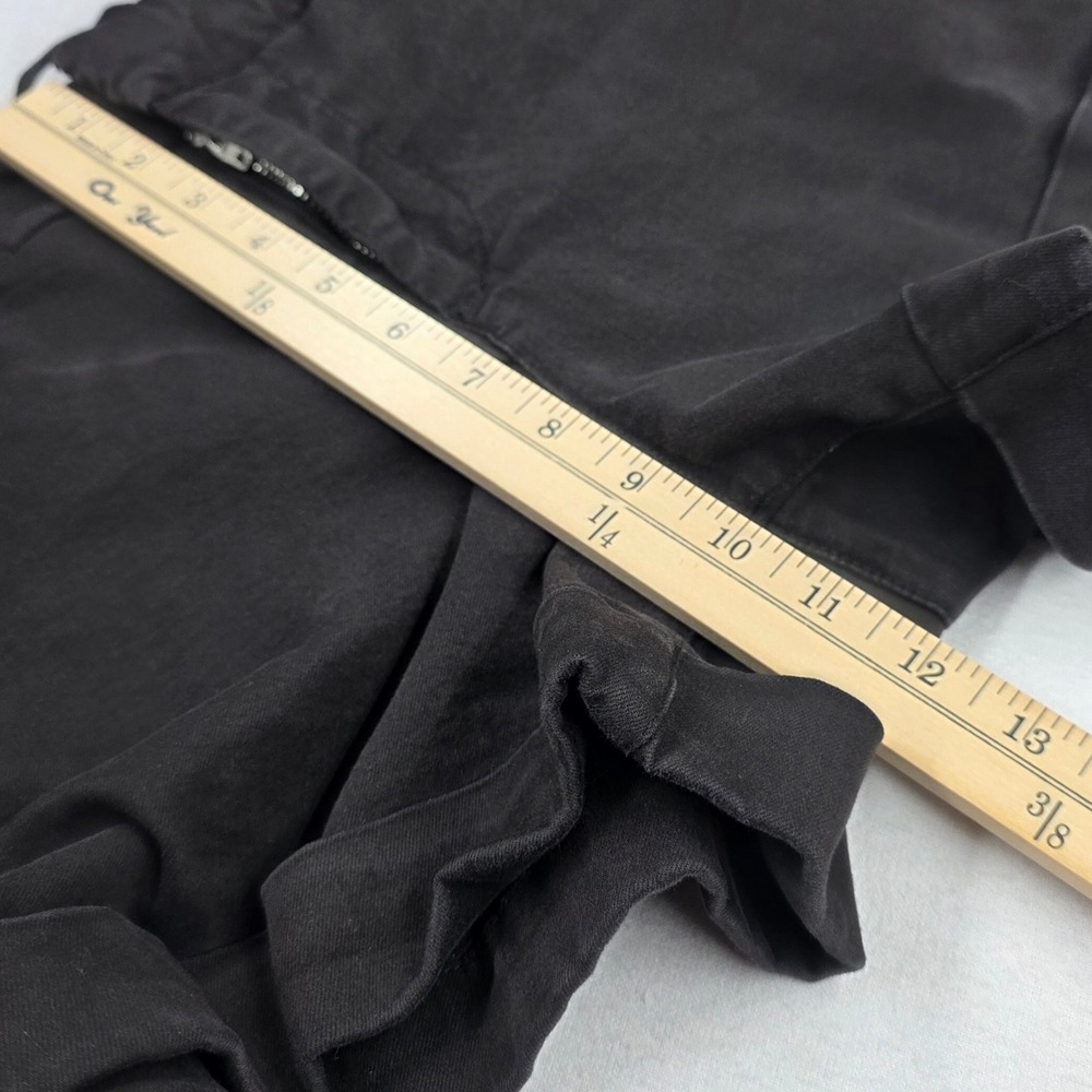 Dear John North Hampton Black High Rise Cuffed Shorts Size 31 Chino Stretch - Picture 3 of 12